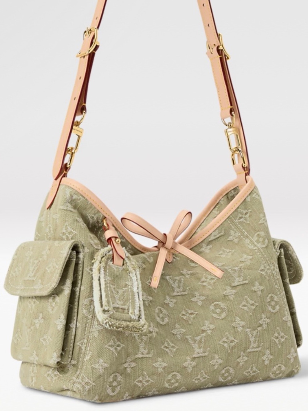 Louis Vuitton Carryall Cargo Bag Khaki Denim PM